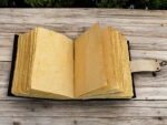 Soft Leather Journal Grimoire VINTAGE MUSHROOM Handmade Blank A7 - Image 4