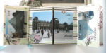 Kaisercraft Bonjour NOTRE DAME 12"X12" Stripe Sheet - Image 2