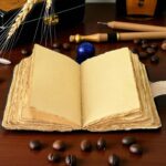 Soft Leather Journal Grimoire TREE OF LIFE Blank Lock A7 - Image 3