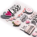 Paper House THIS IS LOVE 3D Scrapbook Sticker - Image 3