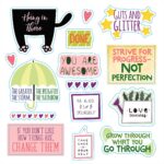 Peter Pauper WHATEVER YOU SAY! A Words and Phrases Sticker Book - Image 7
