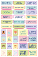 Peter Pauper Planner Stickers PREGNANCY BABY Essentials - Image 9