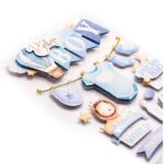 Paper House BABY BOY WATERCOLOR 3D Stickers 13pc - Image 3
