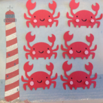 Red Crab Diecut Die Cut