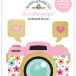 Doodlebug PRETTY PICTURE Doodle-Pops 3D Stickers