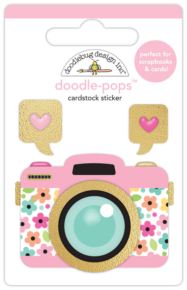 Doodlebug PRETTY PICTURE Doodle-Pops 3D Stickers Doodlebug PRETTY PICTURE Doodle-Pops 3D Stickers - Image 1