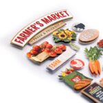 Paper House FARMERS MARKET 3D Scrapbook Sticker - Image 3