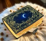 Soft Leather Journal Grimoire WICCAN MOON Book of Shadow A7 - Image 2