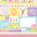 Paper House EASTER TAGS 12"X12" Scrapbook Paper - Image 2