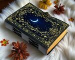 Soft Leather Journal Grimoire WICCAN MOON Book of Shadow A7 - Image 3