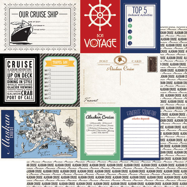 image_01dc74b7-1628-4f73-9e56-809ded7fc688.jpg OUR CRUISE SHIP 12"X12" Scrapbook Customs Journal - Image 1