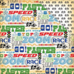 Carta Bella Cartopia FASTER 12"x12" Race Paper - Image 2