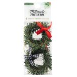 Crate Paper MITTENS & MISTLETOE Wreath 2pc - Image 2