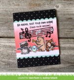 Lawn Fawn CRITTER CONCERT Music Animals Clear Stamps 22pc - Image 3