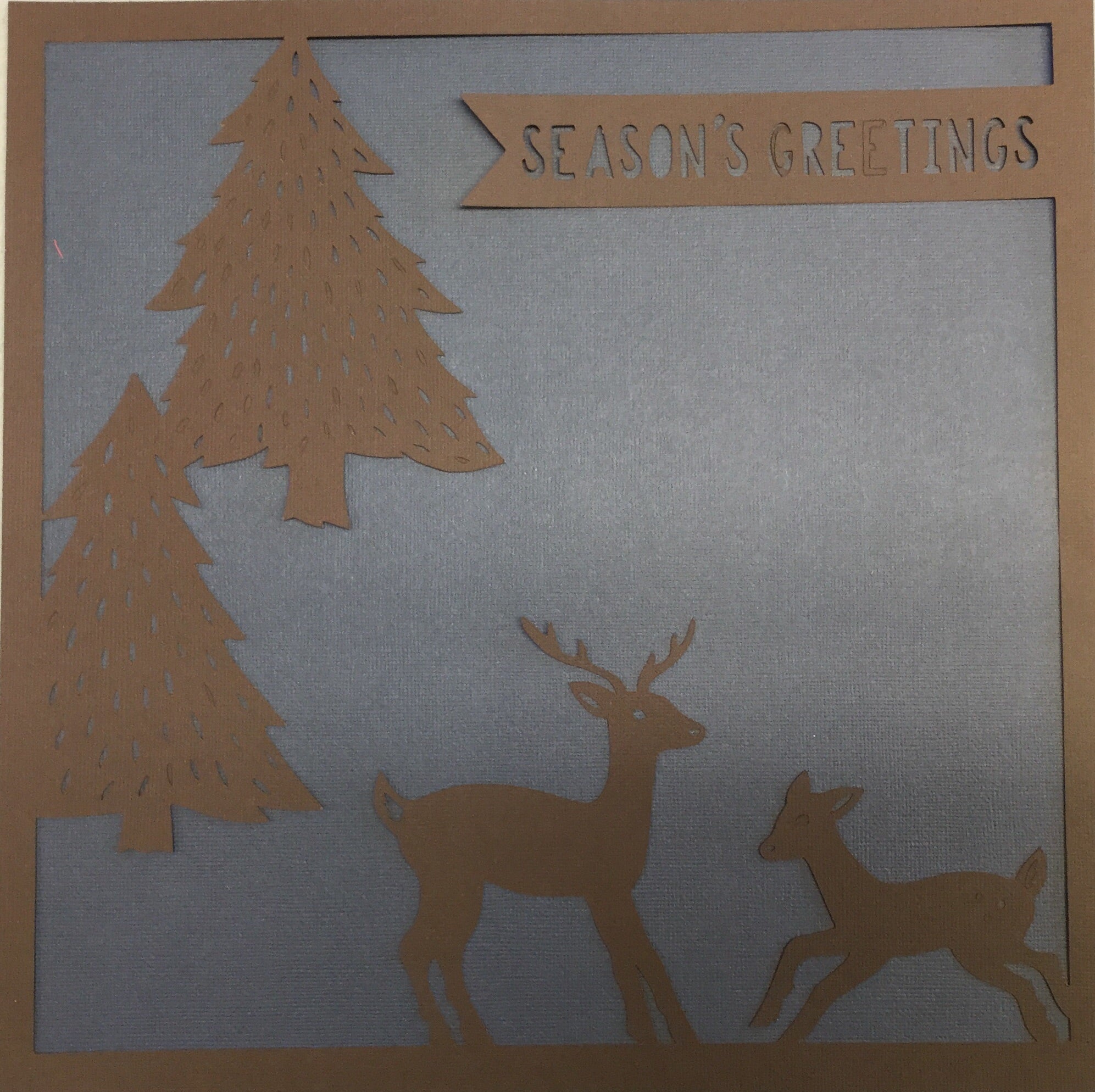 image_037adbd2-5440-498a-8c0b-e03ed249e830.jpg Page Frame CHRISTMAS TREES 12"X12" Overlay - Image 1