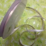 May Arts 1/4" SILVER EDGE SATIN Ribbon - Image 3