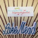 LAKE MEAD PEACOCK 2 Layer Diecut Title Travel Die Cut LV - Image 2