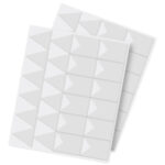 Scrapbook Adhesives 3D FOAM PENNANTS White Banner - Image 2