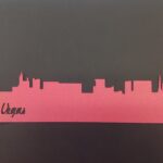 LAS VEGAS SKYLINE Travel LasVegas Bling DieCuts LV