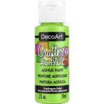 DecoArt Crafter's Acrylic GRASSHOPPER GREEN Acrylic Paint 2oz