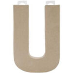 Darice Paper Mache Alphabet Letters Q-U 5.5"X8" - Image 5