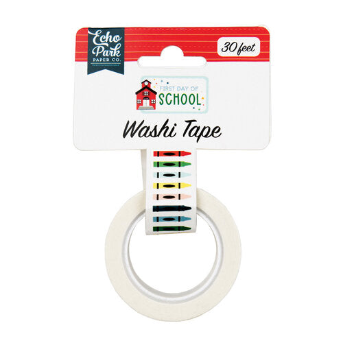 image_0a3501df-e26a-47b0-b24c-f19e15045f34.jpg Echo Park First Day of School COLORING TIME Washi Tape - Image 1