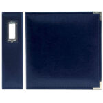 We R Classic Leather Album COBALT BLUE 12"X12" D Ring Memory Scrapbook - Image 2