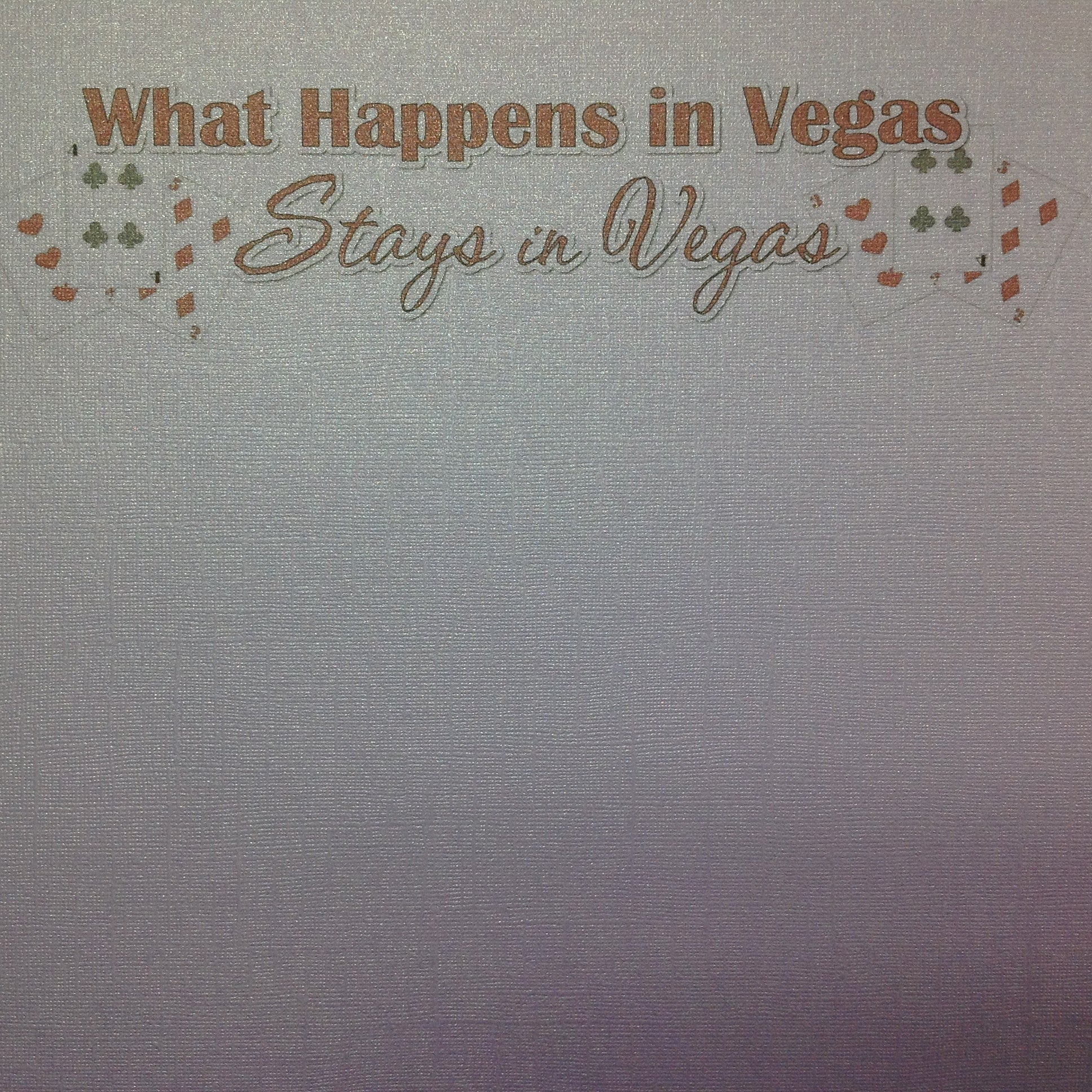 image_0c18f486-c914-46c3-8681-a823dabe14a5.jpeg What Happens In Vegas Amulet Bling 12"X12" Scrapbook Paper - Image 1