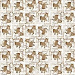 Barn Buddies HORSE 12"X12" Scrapbook Paper
