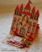 Kaisercraft Glitter Cardstock FLAMINGO 12"X12" Sheet - Image 2