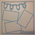 Page Frame BABY SHOWER 12"x12" Scrapbook Overlay - Image 2
