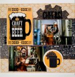 Reminisce BEER 30 THIRTY 12"X12" Scrapbook Kit 9pc - Image 2