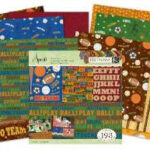 K & Company SPORTS 12"X12" Scrapbook Kit 193pc