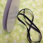 May Arts 1/4" SILVER EDGE SATIN Ribbon - Image 7