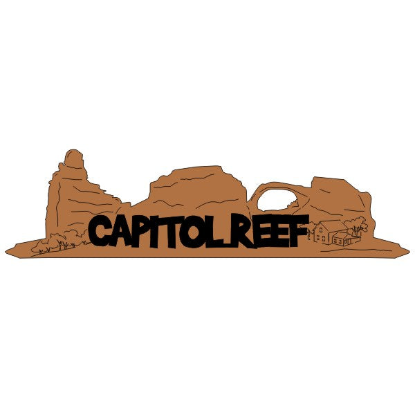 image_0eb42802-713a-4f19-b77e-86e144ebe76f.jpg CAPITOL REEF NATIONAL PARK Title Word Background Laser Cuts - Image 1