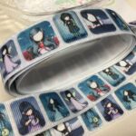Santoro London Gorjuss Girls Blue Frame Ribbon 1 yard - Image 2