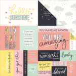 Kaisercraft Daydreamer CURIOUS 12"X12" Scrapbook Sheet