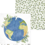 P13 THERE IS NO PLANET B 06 12"X12" Scrapbook Paper 02