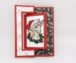 Kaisercraft Cardstock 12"X12" CRIMSON Red Weave - Image 2