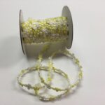 May Arts Flat Floral BABY MAIZE Flower Ribbon 1 yard yd - Image 2
