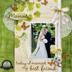 Paper House JUST MARRIED 3D Stickers 10pc - Image 2