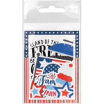 Scrapbook Customs 4TH OF JULY EMBELLISHMENTS Laser DieCuts - Image 2