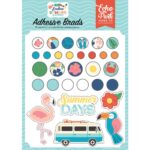 Echo Park Deck ENDLESS SUMMERS DECORATIVE BRADS 30pc