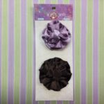 Ruby Rock It Le Jardin FLORALS Satin Brown and Purple - Image 2