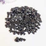 Dress My Craft Water Droplet BLACK HEART Embellishments - Image 2