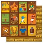 Best Creation TOUCHDOWN 12X12 Sports Paper Pack - Image 2