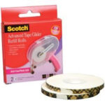 FITS ATG Scotch Advanced Tape Glider ACID FREE REFILL Adhesive 2pc