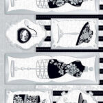 Kanban BLACK & WHITE Paper Craft Topper DieCut Card