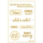 P13 SUGAR AND SPICE WORDS Laser Cut Wood Embellishments 1 Set - Image 2