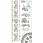 Kaisercraft ON THE MOVE Colour Rub-Ons 8.25"X4" 1pc